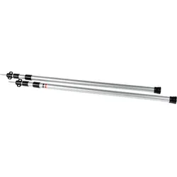 Dometic Deluxe Vordach-Stangen Set - Aufstellstangen für Baldachine, voll einstellbar von 90 bis 230 cm, aus korrosionsbeständigem Aluminium für langlebige Nutzung.