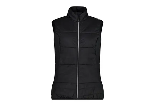 CMP Woman Vest nero (U901) 44 - Funktionsjacke für Damen mit wasserabweisender Behandlung und ultraleichter PrimaLoft-Isolation, ideal für kalte Temperaturen und Skitouren.