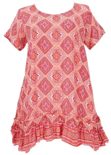 Guru-Shop Boho Strandkleid Minikleid von Guru-Shop