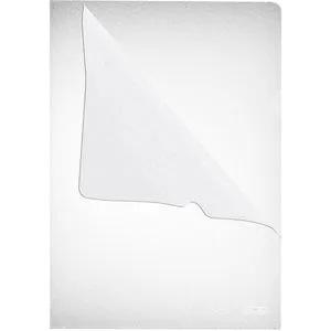 Herlitz 10843753 Sichthüllen A4 genarbt 0,09mm, transparent aus PP 100 Stück Aktenhülle