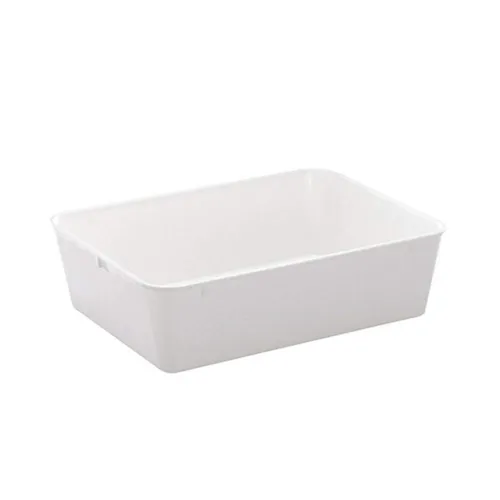 WACA GN Behälter Auslageschale aus Porzellan weißem Melamin 340mm - Tablett aus hochwertigem Melamin, ideal für ansprechende Servierlösungen und langlebig im Einsatz.