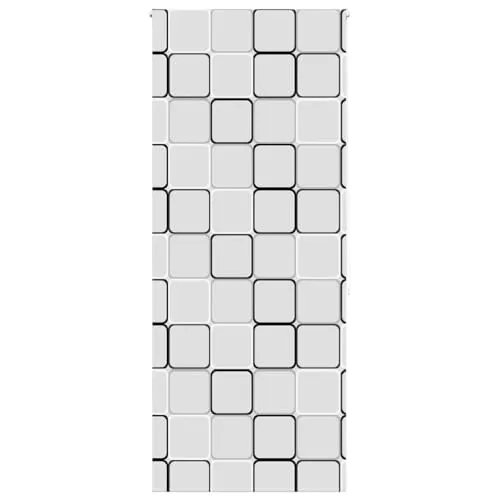 Duschvorhänge Schwarz von vidaXL