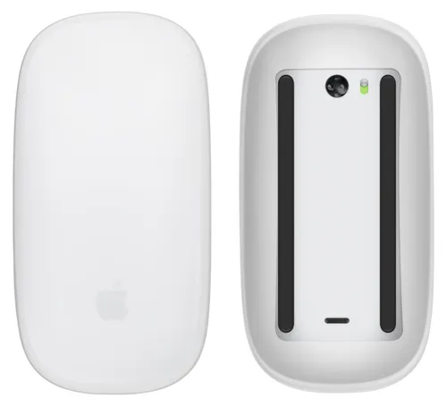 kwmobile Silikon Schutzhülle kompatibel mit Apple Magic Mouse 1 / 2 Hülle - PC Maus Cover aus softem Silikon - Matt Transparent