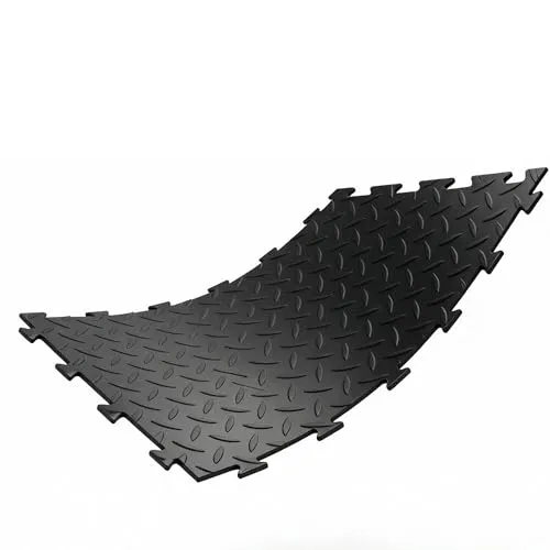 10x Gewerbeboden PVC Fliesen Raute 48x48cm