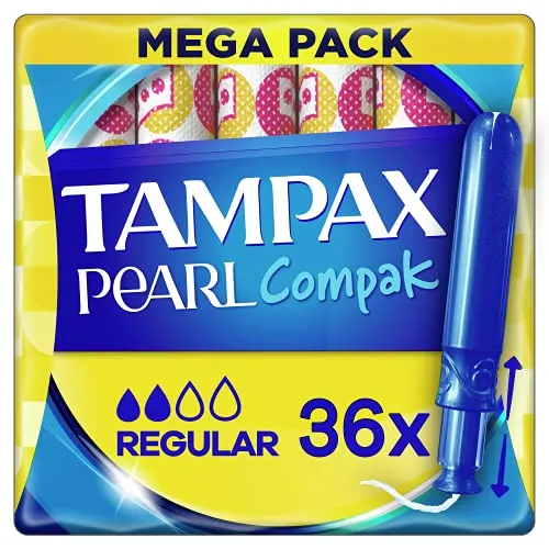 Tampax Compak Pearl Regular Tampons, 36 Stück von Procter & Gamble