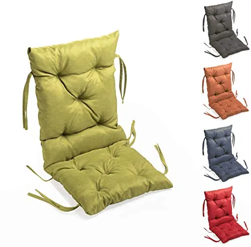 sunnypillow Bankauflage Stuhlkissen 40 x 40 x 40 cm in grün von sunnypillow