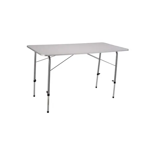 WEIßER KLAPPTISCH 120X60CM AUS METALL IN DER HÖHE VERSTELLBAR MOD.PROFESSIONAL