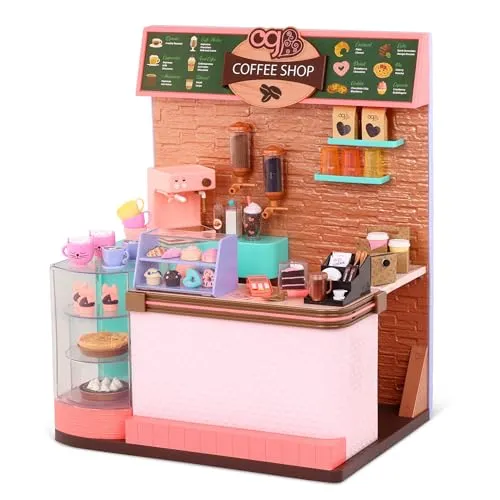 Our Generation Love U Latte Café-Spielset mit 3 Geräuschen