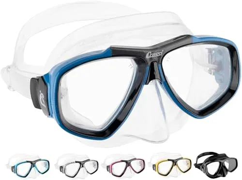 Cressi Focus Mask Clear/Frame Blue