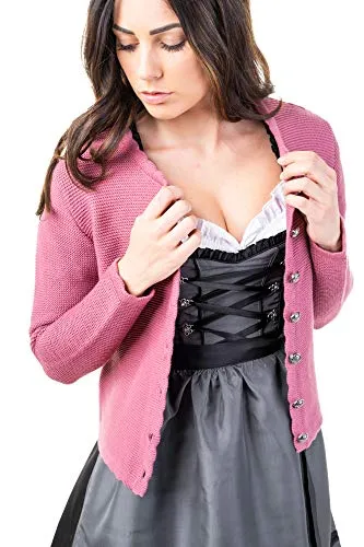 Trachtl Trachtenjacke JACKE - Damen Trachtenjacke in Rose 34 - Funktionsjacken aus 50% Baumwolle und 50% Acryl, pflegeleicht und ideal für festliche Anlässe oder den Alltag.
