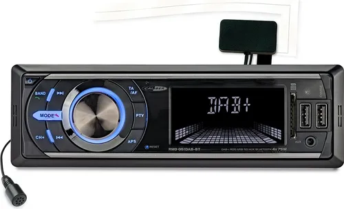 Caliber RMD055DAB-BT Bluetooth USB SD FM Tuner mit DAB+ Antenne