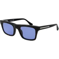 Web Sonnenbrille WE0362 56V 52 - Stilvolle Herren-Sonnenbrille - Moderne Sonnenbrille für Herren mit braunem Rahmen und blauen Gläsern. Optimaler UV-Schutz für entspannte Tage im Freien und elegantes Design für jeden Anlass.
