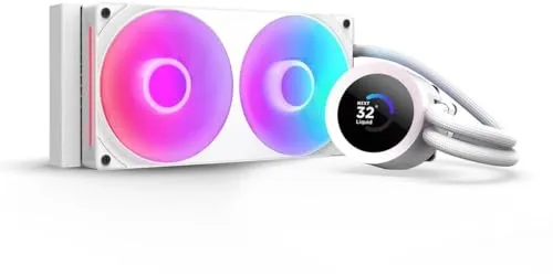 Kraken Plus 240 RGB (White) - Leistungsstarke CPU-Wasserkühlung - CPU-Kühlung mit RGB-Beleuchtung, sorgt für optimale Temperaturen und ein stylisches Setup in Ihrem PC.