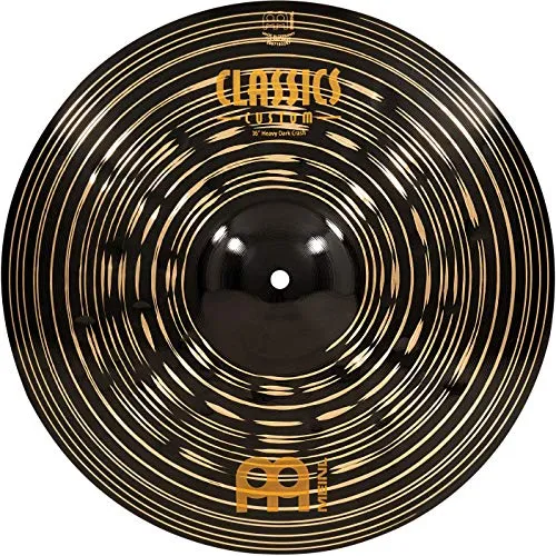 Meinl Cymbals Classics Custom Dark Crash Heavy 16 Zoll - Becken für kraftvollen Metal-Sound mit schneidendem Attack. Dunkles Finish und B12 Bronze sorgen für warmen Klang und explosive Power – ideal für laute Musikstile!