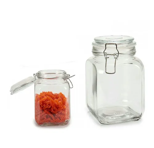 Vivalto Dose Einmachglas 1,20 Liter Glas mit Bügelverschluss Weckglas Vorratsgläser