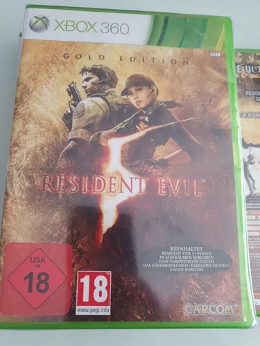 Resident Evil 5-Gold Edition (Microsoft Xbox 360) In Folie Resealed