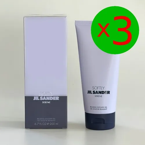 JIL SANDER Softly Serene Shower Gel 200ml - Dusch- & Badeartikel, erfrischendes Duschgel mit luxuriösem Duft für ein sanftes und entspannendes Duscherlebnis.