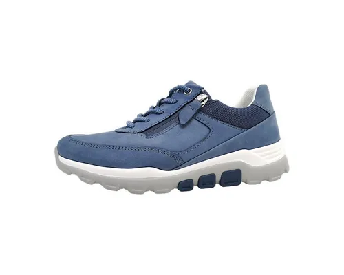 Gabor Damen Low-Top Sneaker Heaven - Damen-Sneaker mit Plateausohle, aus hochwertigem Rauleder und Glattleder, ideal für Freizeit und Alltag, bequem und stylisch.