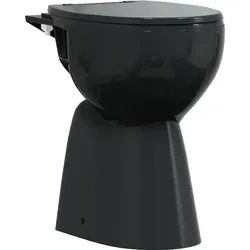 Hohe spülrandlose Toilette mit Soft-Close-Funktion