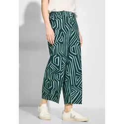 CECIL Damen B377983 Hose Loose Fit, fir Green in grün von CECIL