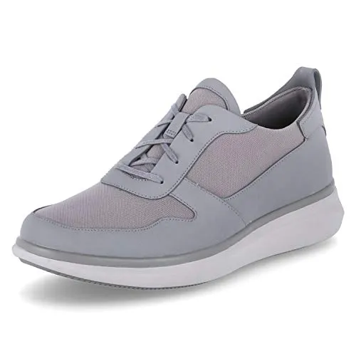 Clarks Herren Un Globe Sport Sneaker Niedrig Grau (Grey Combi Grey Combi)
