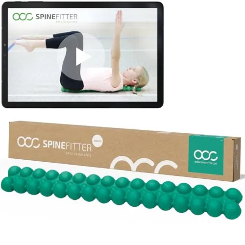 SISSEL® SPINEFITTER® Junior Ocean - Utensilien für Rückenmassage: Effektiver Rückendehner für Kinder & Jugendliche zur Förderung einer gesunden Haltung und Stärkung der Rückenmuskulatur mit 16 Kugelpaare für optimale Massagewirkung.
