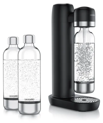 Arendo Wassersprudler Soda Maker mit 3 Flaschen