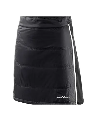 Black Crevice Damen Skirock, schwarz, Gr. 42