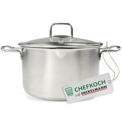 FACKELMANN Chefkoch Topf Ø24 cm München aus Edelstahl von Fackelmann