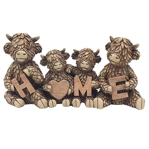 Lesser & Pavey Hughie Highland Kuh Ornament - Heim LP74105