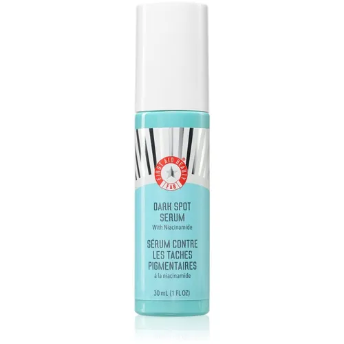 First Aid Beauty Dark Spot Serum mit Niacinamid - Tagespflege zur Reduzierung dunkler Flecken und Hyperpigmentierung. Klinisch getestet für einen gleichmäßigeren Teint und gesunde Haut. Ideal für empfindliche Haut, tierversuchsfrei und vegan.
