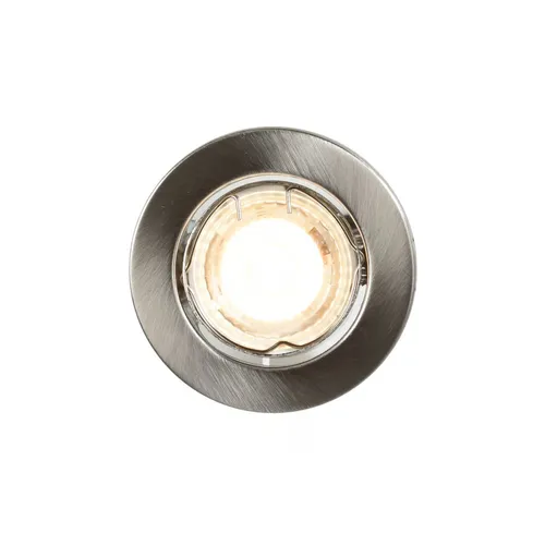 Moderne Einbauleuchte 1x50W/GU10 345lm IP20 2700K Nickel-Optik