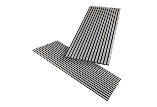 HAGEFOL® Akustikpaneele Holz 120x60 cm, 2 Stück - 3D-Wandpaneele aus Holzfurnier auf Akustik Filz, ideal zur Schallabsorption und Gestaltung Ihrer Räume in ansprechendem Design.