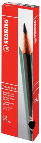 STABILO Bleistift STABILO Othello Bleistift mit Radierer B