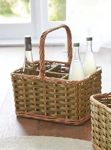 Dekoleidenschaft Flaschenkorb 