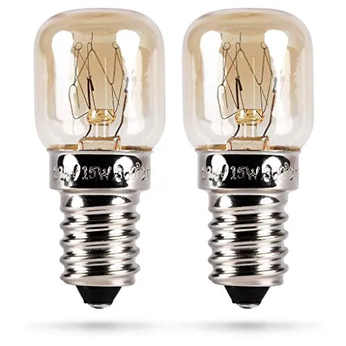 HEITECH Backofenlampe 2er Pack 15W E14