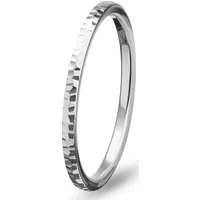 CHRIST Damenring 60 aus Weißgold 32017277 - Eleganter Damenring aus 375er Weißgold, perfekt für besondere Anlässe und in einer stilvollen Geschenkbox verpackt.