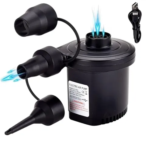 HapopFan Tragbare Elektrische Luftpumpe 4000mAh