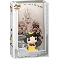 Disney POP! Movie Poster & Figur Snow White 9 cm - Sammelfigur aus der beliebten Funko POP! Reihe, inklusive Poster und 9 cm großer Vinyl-Figur von Schneewittchen. Ein Muss für Disney-Fans und Sammler!