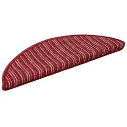 vidaXL Selbstklebende Treppenschoner 15er Set Rot 56 x 17 cm - Stilvolle und rutschfeste Treppenschoner für mehr Sicherheit und Komfort in deinem Zuhause. Die selbstklebenden Matten sind einfach anzubringen und dämpfen Geräusche, ideal für Familien und vielgenutzte Treppen.