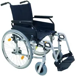 Standardrollstuhl ROTEC SB54, silber (Drive Medical)