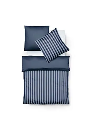 fleuresse gewebte Edelflanell Uni Bettwäsche Lech rot - Bettwäsche-Sets aus 100% Baumwolle, kuschelig weich und pflegeleicht, ideal für gemütliche Nächte in stilvollem Rot.