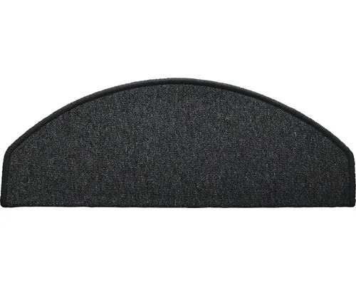 Produktbild Stufenmatte Rambo halbrund anthrazit 23,5x65x4,5 cm