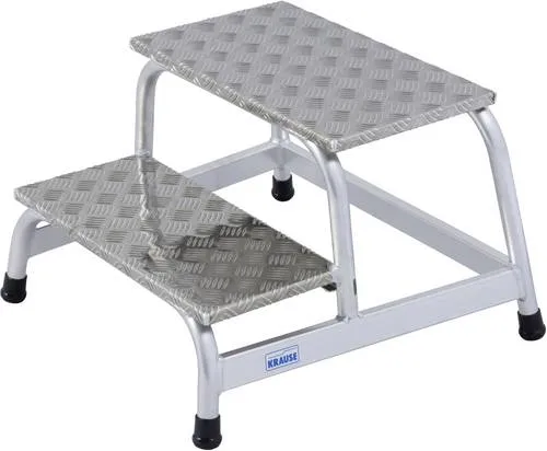 Krause 805027 Aluminium Montagetritt Arbeitshöhe (max.): 2.40 m Silber 5 kg