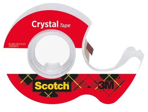 Scotch Crystal Tape Klebefilmabroller + 1 Rolle 6-1975D
