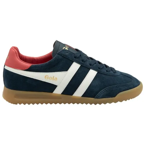 Gola CLB761AW Schnürschuh blau 39 EU - Sportlicher Sneaker in Blau, aus hochwertigem Leder, ideal für lässige Outfits und den ganzen Tag bequem.