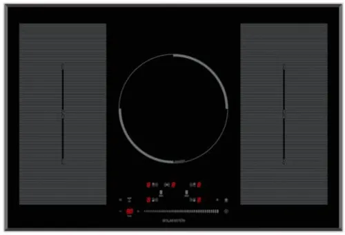 Wolkenstein WIF77-2FZF Induktionskochfeld, 77 cm - Kochfeld mit 5 Kochfeldern und Slider-Touch-Control, bietet flexible Doppelzonen und eine Kindersicherung für sicheres Kochen.