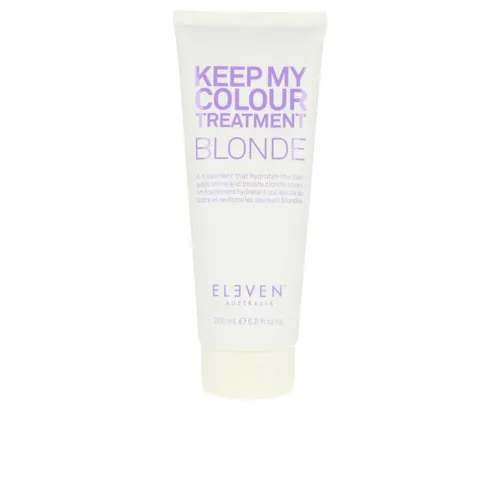 Eleven Australia Haarkur KEEP MY COLOUR treatment blonde 200ml - Intensive Haarkur für blondiertes Haar, pflegt und schützt die Farbe. Ideal für strahlenden Glanz und geschmeidige Haare. Inhalt: 200 ml, für den täglichen Einsatz geeignet.