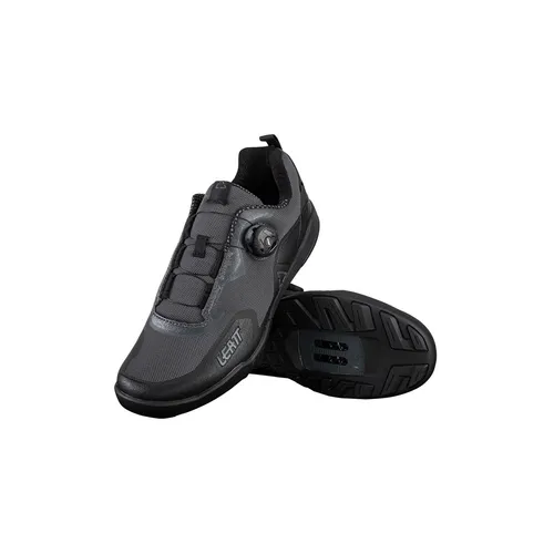 Leatt 6.0 Clip Shoe Herren MTB Schuhe - Dunkel Grau - Größe 41,5 - Fahrradschuhe mit optimaler Grip-Technologie für sicheres Fahren und Komfort auf jedem Terrain.