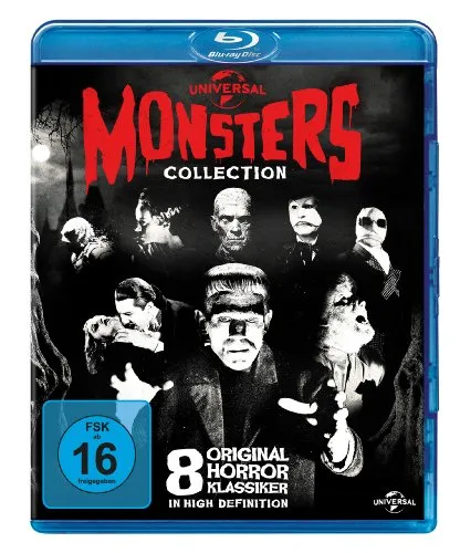 Monsters Collection [Blu-ray] - Spannende Monster-Abenteuer für Fans, freigegeben ab 16 Jahren, ideal für Filmabende mit Freunden.